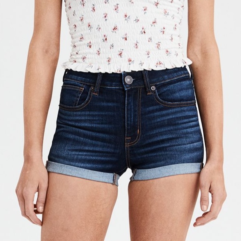 American Eagle Denim Shorts Hi-Rise